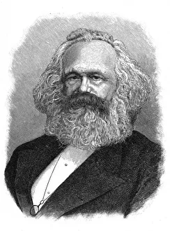 Karl Marx, 19th century German political, social and economic theorist Karl Marx, 19th century German political, social and economic theorist