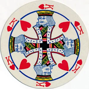 1929 King of Hearts Print