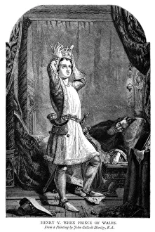 King Henry V (1387-1422) when he was the Prince of Wales King Henry V (1387-1422) when he was the Prince of Wales