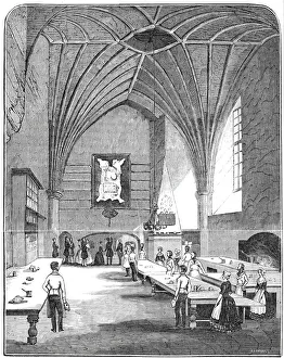 Queen Victoria Visit Prints: The kitchen at Burghley, 1844. Creator: Unknown