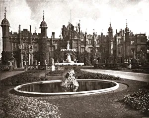 Knebworth House, Hertfordshire, 1894. Creator: Unknown Knebworth House, Hertfordshire, 1894. Creator: Unknown