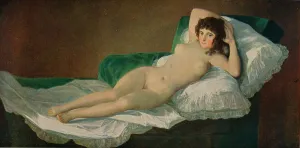 La Maja Desnuda, (The Naked Maja), c.1797-1800, (c1934). Artist: Francisco Goya La Maja Desnuda, (The Naked Maja), c.1797-1800, (c1934). Artist: Francisco Goya