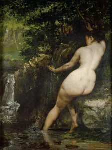 Gustave Courbet Prints: La Source Print, 1868, Musee d'Orsay Collection