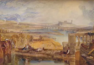 Prints of Lancaster, from the Aqueduct Bridge, c1825. Painting housed in the Lady Lever Art Gallery, Liverpool. From The Connoisseur Volume LXXXVIII, edited by C. Reginald Grundy Lancashire Prints: JMW Turner's Lancaster Print from Aqueduct Bridge, c1825