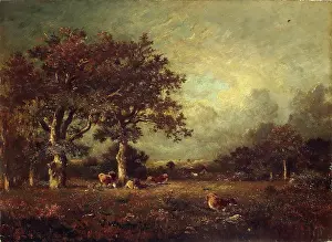 Prints of Landscape with Cows (Eremitage), 1870 Jules Dupre Prints: Landscape Print with Cows, 1870