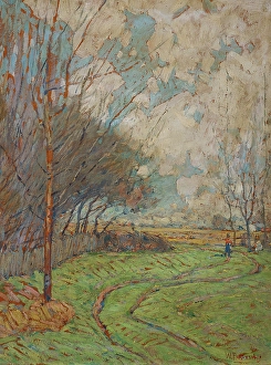 Impressionist Landscape Artists Prints: Landscape: Path to the Fields, date unknown, c1875-1935. Creator: William Forsyth