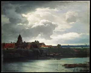 Achenbach Collection: Landscape with a river, 1866. Artist: Andreas Achenbach
