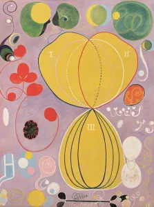 Prints of The Ten Largest, No. 7. Adulthood, Group IV, 1907. Found in the Collection of Courtesy of Stiftelsen Hilma af Klints Verk Sweden Prints: Hilma af Klint, The Ten Largest, No. 7 Print (1907)