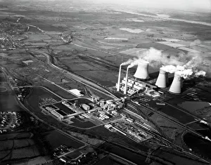 Prints of Lea Hall Colliery and Rugeley A Power Station, Staffordshire, 1963 Staffordshire Prints: Heritage Images Print: Lea Hall Colliery & Rugeley A Power Station, Staffordshire, 1963