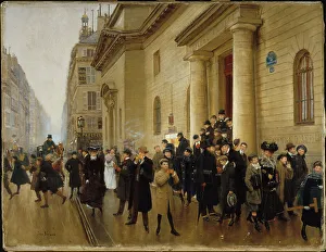 Jean Beraud Paintings Prints: Leaving the Lycee Condorcet, c1903. Creator: Jean Beraud