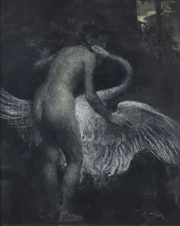 Leda and the Swan Print, 16th Century