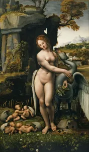 Leda and the Swan Print, Galleria degli Uffizi Collection