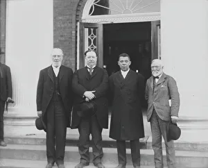 Andrew Carnegie Portrait Prints: (Left to right) Robert C. Ogden, U