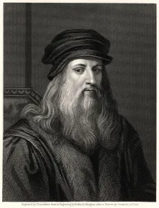 Leonardo da Vinci, 19th century. Artist: James Posselwhite Leonardo da Vinci, 19th century. Artist: James Posselwhite