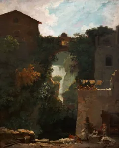 Les Cascatelles de Tivoli (Cascatelle Grandi in Tivoli). Artist: Fragonard, Jean Honore (1732-1806) Les Cascatelles de Tivoli (Cascatelle Grandi in Tivoli). Artist: Fragonard, Jean Honore (1732-1806)