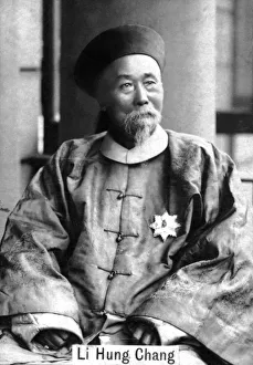 Li Hung Chang (1823-1901), 20th century.Artist: Ogdens Guinea Gold Cigarettes Li Hung Chang (1823-1901), 20th century.Artist: Ogdens Guinea Gold Cigarettes