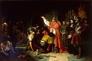 The liberation of Christian prisoners of Oran by Cardinal Cisneros, 1869 The liberation of Christian prisoners of Oran by Cardinal Cisneros, 1869