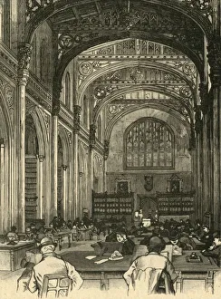 Cassell Company Limited Prints: The Library, Guildhall, 1897. Creator: Unknown
