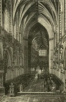 'Lichfield Cathedral (Interior, looking West)', 1898. Creator: Unknown 'Lichfield Cathedral (Interior, looking West)', 1898. Creator: Unknown