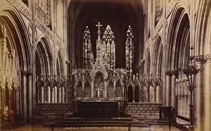 Altar Screen Collection: Lichfield Cathedral, Reredos and Altar, 1929. Creator: Unknown