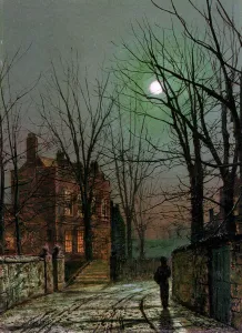 By the Light of the Moon, 1882. Artist: John Atkinson Grimshaw By the Light of the Moon, 1882. Artist: John Atkinson Grimshaw