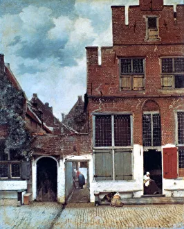 The Little Street, c1658. Artist: Jan Vermeer The Little Street, c1658. Artist: Jan Vermeer