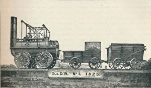 Locomotion No. 1 Print, Stockton & Darlington Railway, 1825