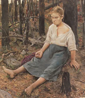 Finnish Fine Art Images Prints: Lost, 1886
