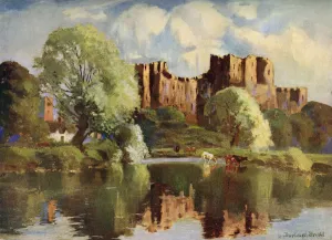 Ludlow Castle, Shropshire, 1924-1926.Artist: Louis Burleigh Bruhl Ludlow Castle, Shropshire, 1924-1926.Artist: Louis Burleigh Bruhl