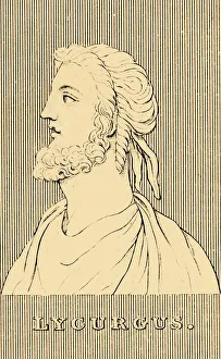 Lycurgus, (fl c820 BC), 1830. Creator: Unknown Lycurgus, (fl c820 BC), 1830. Creator: Unknown