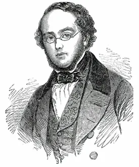 French Musician Prints: M. Halevy, 1850. Creator: Unknown
