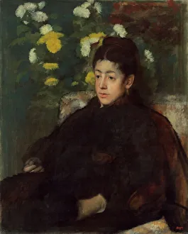 Mademoiselle Malot, c. 1877. Creator: Edgar Degas Mademoiselle Malot, c. 1877. Creator: Edgar Degas