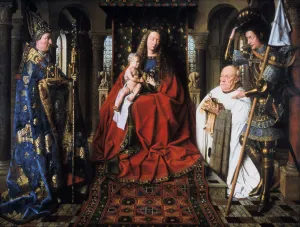 The Madonna of Canon van der Paele, 1436. Artist: Jan van Eyck The Madonna of Canon van der Paele, 1436. Artist: Jan van Eyck