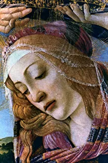 Madonna of the Magnificat (detail), 1482. Artist: Sandro Botticelli Madonna of the Magnificat (detail), 1482. Artist: Sandro Botticelli