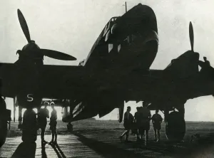 Royal Air Force Transport Planes Prints: The mail run to Benghazi was now possible, c1942-1943, (1945). Creator: Unknown