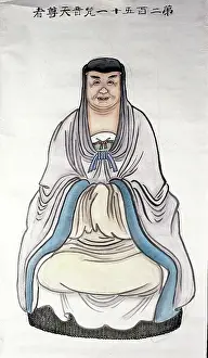 A man or deity, (unknown date). Creator: Unknown