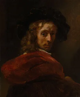 Dutch Man in a Red Cloak Print, 1650s