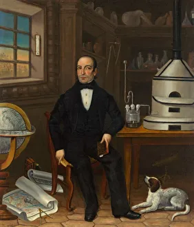 Man of Science, 1839 Print