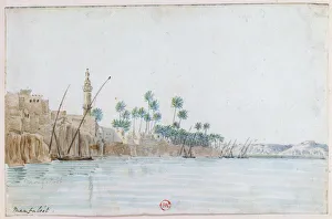 Manfaloot, Egypt, 19th century. Artist: Wilkinson Manfaloot, Egypt, 19th century. Artist: Wilkinson