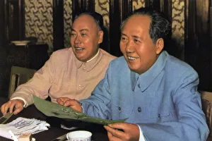 Mao Zedong and Chen Yi, Chinese Communist leaders, c1960s(?) Mao Zedong and Chen Yi, Chinese Communist leaders, c1960s(?)