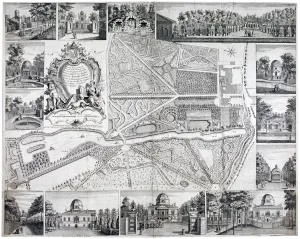 Drawing Prints: Chiswick, London Borough of Hounslow Map Print 1736