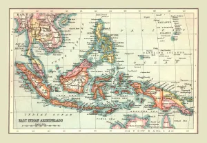 Map of the East Indian Archipelago, 1902. Creator: Unknown Map of the East Indian Archipelago, 1902. Creator: Unknown
