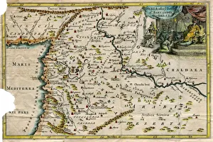 Map of Syria, after the death of Alexander the Great. Artist: J Blundell Map of Syria, after the death of Alexander the Great. Artist: J Blundell