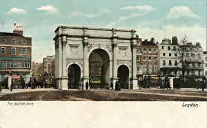 Heritage Images Print: Marble Arch, London c1910