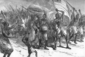 Ashanti Warriors Print, c1880