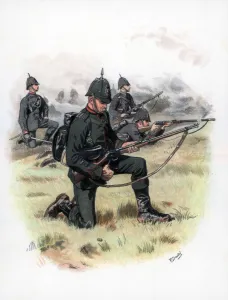 Marching Order, The Kings Royal Rifle Corps (formerly 60th Rifles), 1889 Marching Order, The Kings Royal Rifle Corps (formerly 60th Rifles), 1889