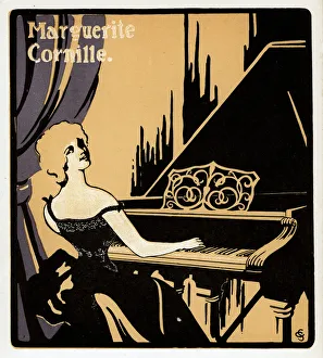 Marguerite Cornille, French music hall singer, late 19th century Marguerite Cornille, French music hall singer, late 19th century