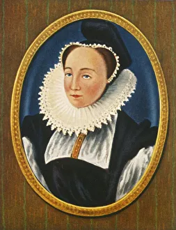 Nicholas Hilliard Miniature Prints: Maria Stuart, (1933). Creator: Unknown