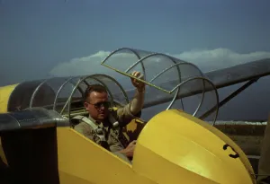 Marine Glider Pilot in Training Print, 1942