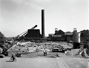Markham Main Colliery Refurbishment Print 1961